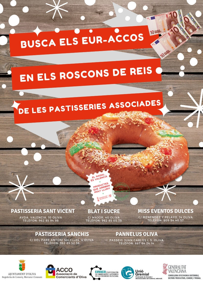 Cartel CAMPAÑA Roscón Reyes 2019 ACCO OLIVA