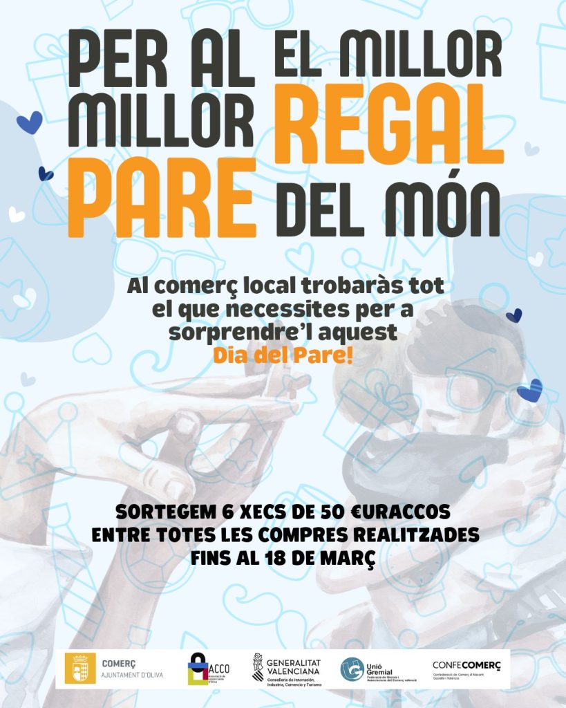 Cartell Dia del pare ACCO OLIVA 2025
